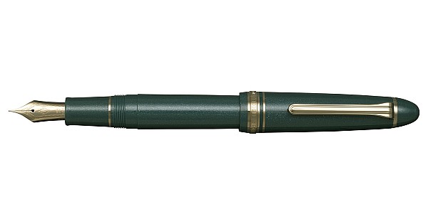 Sailor 1911L 18k Shining Green GT Fountain pen - Vulpen / Fountain